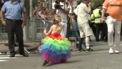 2015 NYC Gay Pride Parade Stock Footage