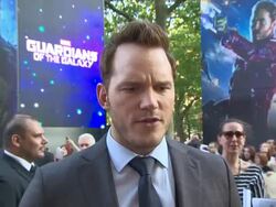 INTERVIEW - Chris Pratt on being at the premiere, the amount of research he did, the comedy/action element, what attracted him to the project, the post production was like at 'Guardians of the Galaxy' UK Film Premiere Stock Footage