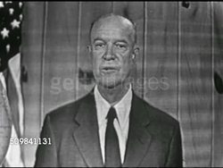 1952: IKE SPEAKS: Five Star General Dwight D. Eisenhower standing in suit saying believes people of Republican Convention are patriotic, want to know how public feels, moral issues in Chicago, decisions there involve country's future. Instructional Video