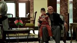 CLEAN : National Geographic Afghan girl meets president News Clip