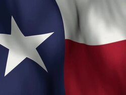 Texas Flag High Detail - Looping Stock Footage