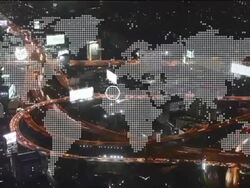 CNGLTEC1046 - Conceptual content The Internet of Things Stock Footage