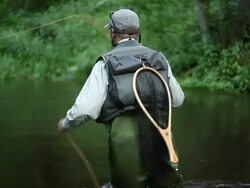 Fly fishing Stock Footage