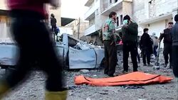 CLEAN : Syria: Nine people killed in airstrike on Aleppo News Clip
