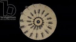 Animated 19th century phenakistoscope with rocking horse and skipping rope Stock Footage