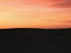 Man In the desert of Sahara Stock Footage