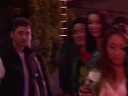 Chris Ivery at 1 Oak in West Hollywood - Celebrity Sightings in Los Angeles Stock Footage