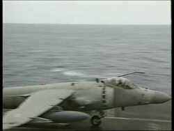 ADRIATIC SEA: ON BOARD HMS INVINCIBLE News Clip