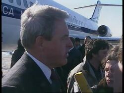 ALBANIA: TIRANA: TOP INTERNATIONAL ENVOY FRANZ VRANITZKY ARRIVES News Clip