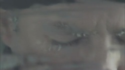 Frost grows on a man's face as he shivers in his stalled vehicle. Stock Footage