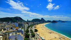 Rio De Janeiro, Brazil: Copacabana Stock Footage