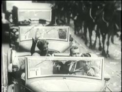 Mayor Jimmy Walker welcomes aviator Amelia Earhart after a parade in New York City. News Clip