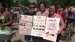 CLEAN : Activists react to US Supreme Court gay News Clip