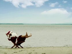 Santa Tan Stock Footage