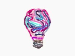 Lightbulb creativity background Stock Footage