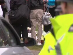 Children Leaving Floral Tributes at Alvechurch News Clip