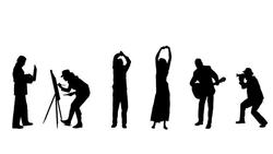 Group of creative people Stock Footage