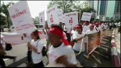 Student activists hold rally to mark International Human Rights Day News Clip