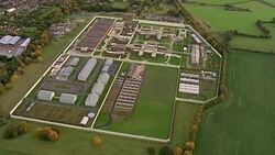 Aerials of Wayland Prison in Thetford News Clip