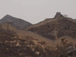 Scenic shots of the Great Wall of China News Clip
