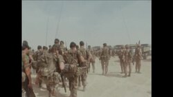 SYND 23 11 83 JOINT EGYPTIAN-BRITISH NAVAL MANOEUVRES EGYPT'S COAST NEAR ALEXANDRIA News Clip