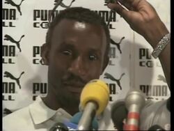 USA: ATLANTA: LINFORD CHRISTIE PRESS CONFERENCE News Clip