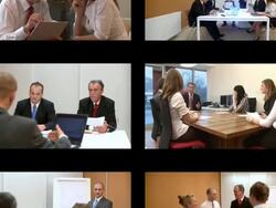 HD LOOP MONTAGE: Business Themes Stock Footage