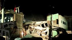 CLEAN : Scene after fire at collapsed Bangladesh News Clip