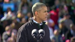 Obama urges Democrats to cast votes News Clip