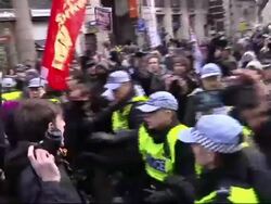 Police Clash With Students On Tuition Fees March News Clip