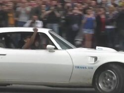 Rihanna Films Music Video in Belfast Stock Footage