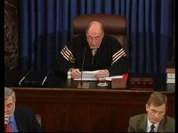 USA: PRESIDENT CLINTON IMPEACHMENT TRIAL (2) News Clip
