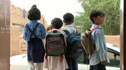 School Kids in the Punjab 1 Stock Footage