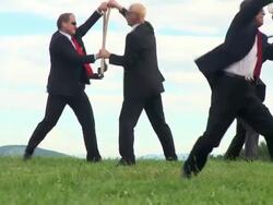 HD DOLLY: Modern Medieval Battle Stock Footage