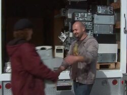 Women Recycling Computer Stock Footage