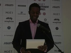 INTERVIEW: Adrian Lester announces the nominations for The British Independent Film Awards - Nominations Launch on November 05, 2012 in London, England (Footage by WireImage Video/Getty Images) Stock Footage