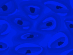 FROM OVALS : argos - all seeing blue (LOOP) Stock Footage