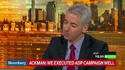 Ackman Says He Hasn't Heard From an Angry ADP Shareholder News Clip