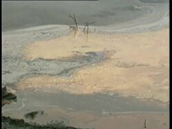 Asbsetos pollution from factories Stock Footage