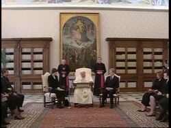 New Zealand Prime Minister meets Pope and Berlusconi News Clip