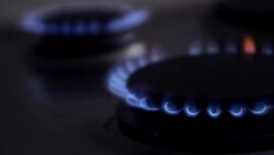 gas cooking stove Stock Footage