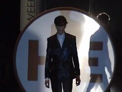 Models on the runway at Buenos Aires Fashion Week on February 22, 20110, in Buenos Aires, Argentina. (Footage by Meche Marmol/LatinContent/Getty Images) Stock Footage