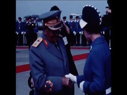 SYND17/10/72 BRISITSH QUEEN VISITS BELGRADE Instructional Video