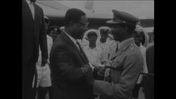 CAN870 GHANA'S PRESIDETN VISITS LAGOS AND GENERAL GOWON Instructional Video