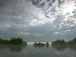 WS View of mississippi river / New Orleans, Louisiana, United States Stock Footage