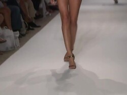 MBFW Miami Swim 2010 Collection - Vitamin A - Runway Stock Footage