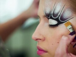 Make up art Stock Footage