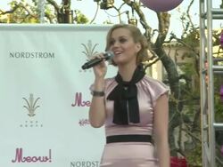 PRESS CONFERENCE: Katy Perry on her favorite memory on tour Stock Footage
