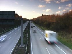 Autobahn (Time-lapse) Stock Footage