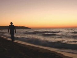 Alone Man Stock Footage